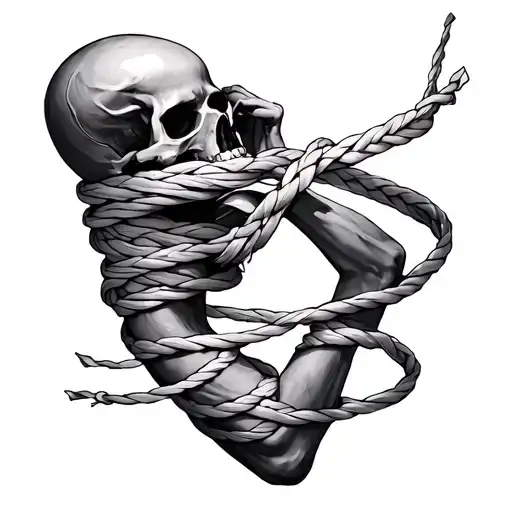 Bondage tattoo design idea