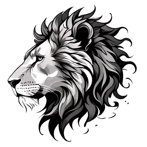 leo and virgo sign  tattoo design idea