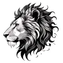 leo and virgo sign  tattoo design idea