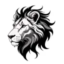 leo and virgo sign  tattoo design idea