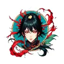 Yuji Itadori symbolism tattoo design idea