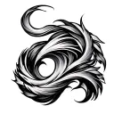 Meander tattoo design idea
