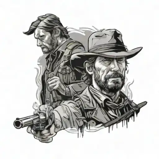 Игра red dead redemption 2 tattoo design idea
