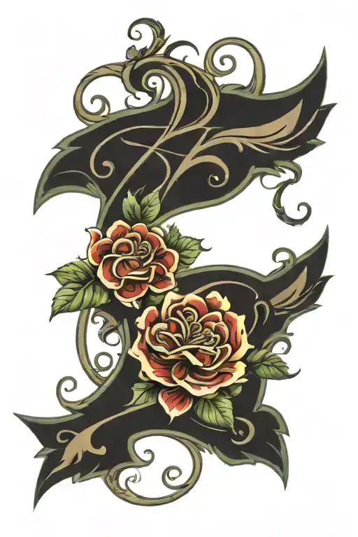 Create a tattoo that contains all of the following initials H, B, E, A, D, R, R, A, G, A, C, P tattoo design idea