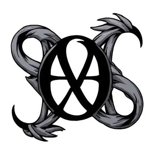Alpha Omega tattoo design idea