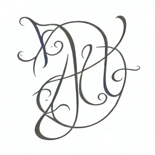 h in arabic calligraphy tattoo design idea
