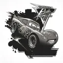 lightning mcqueen tattoo design idea