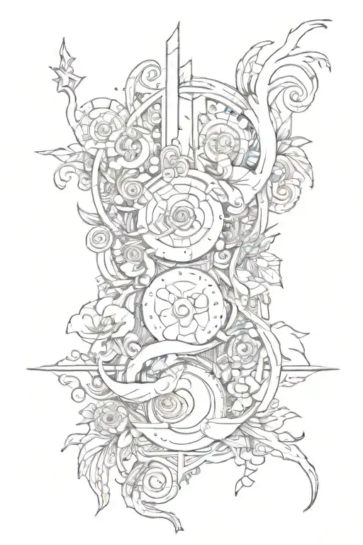 everything happens for a reason  tattoo design idea