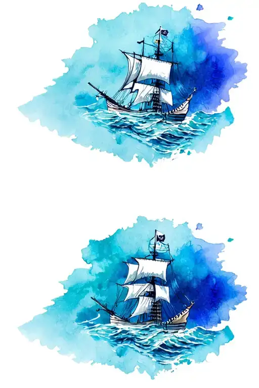 Caribbean Pirates of the Caribbean tattoo design idea