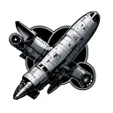 aerospace machinery inspired tattoo tattoo design idea