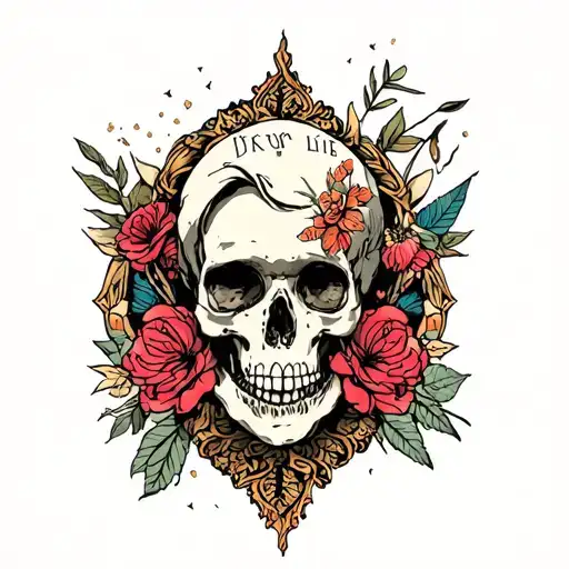 moment die memento live tattoo design idea