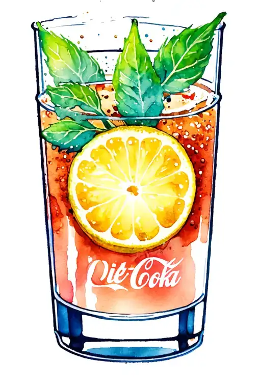Diet Coke tattoo design idea