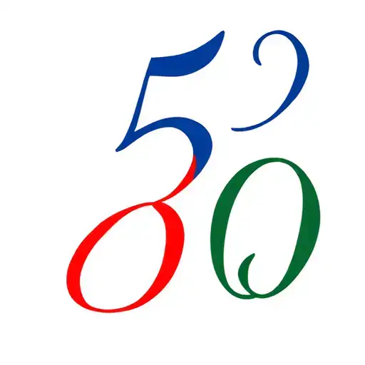 520 the 5 is blue the 2 is red and 0 is green the numbers are fancy and there is a simple leaves swells tattoo design idea