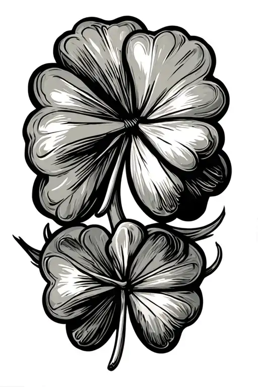 Shamrock tattoo design idea