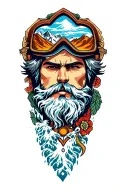 mount everest  tattoo design idea