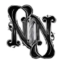 "L M N O" overlapping each other tattoo design idea