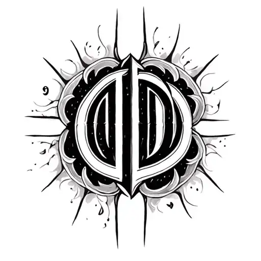 Two Word Ambigram Generator tattoo design idea