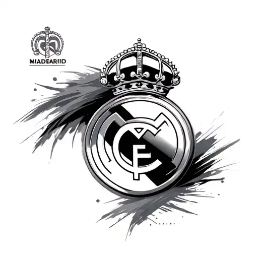 Real Madrid association tattoo design idea
