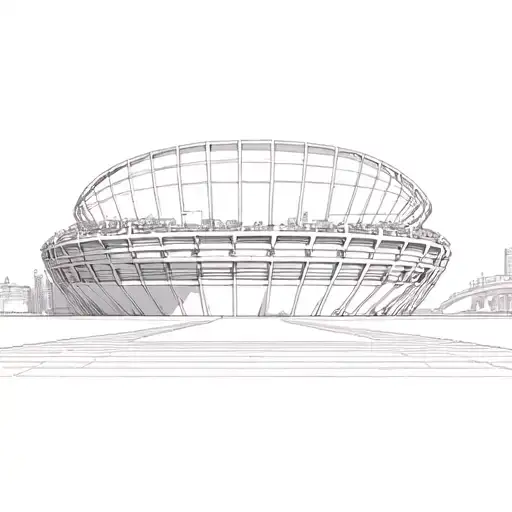 National Stadium in Lisbon tattoo design idea