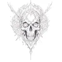 Darkness tattoo design idea