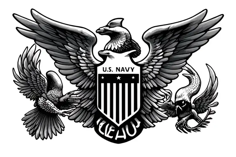 fleet marine force us navy tattoo design idea