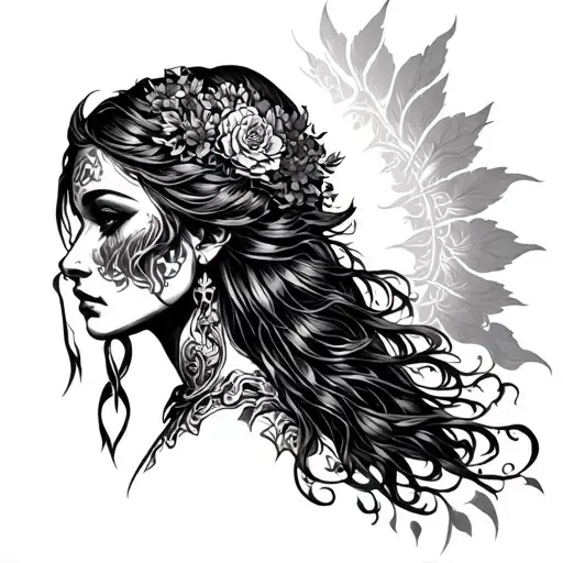 Frigg tattoo design idea