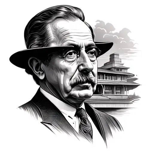 Frank Lloyd Wright tattoo design idea