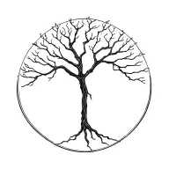 poison tree tattoo design idea