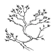 poison tree tattoo design idea