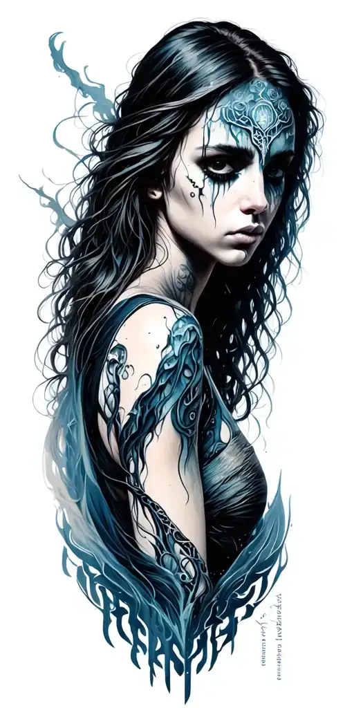  mytic template from the series sandman the eternal tattoo design idea