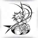 final Fantasy 7 tattoo design idea