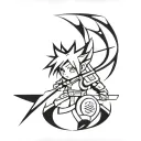 final Fantasy 7 tattoo design idea