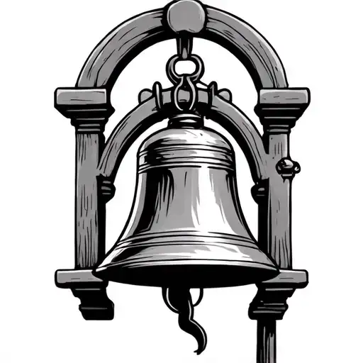 Church Bell tattoo design idea