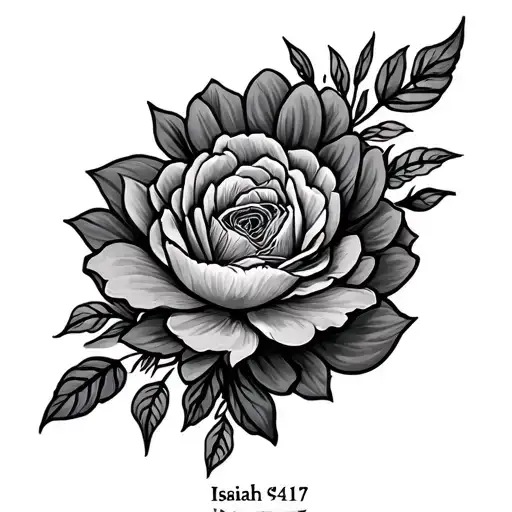 Isaiah 54:17 tattoo design idea