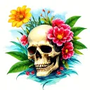 San Pedro and Death tattoo design idea