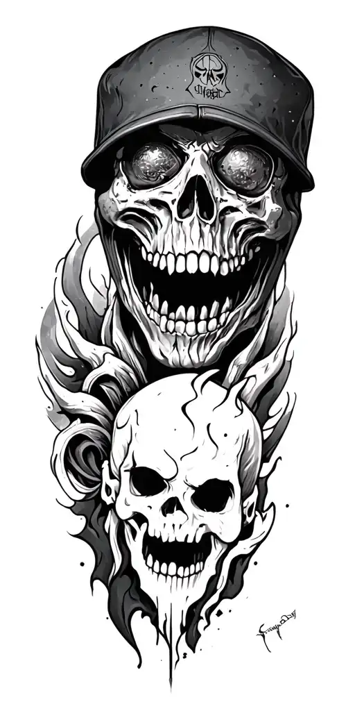 Hollywood Undead, five finger death punch, and three days grace tattoo design idea