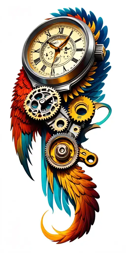 gears, pistons, motorcycles, time, race cars, bulls, Taurus, phoenix tattoo design idea