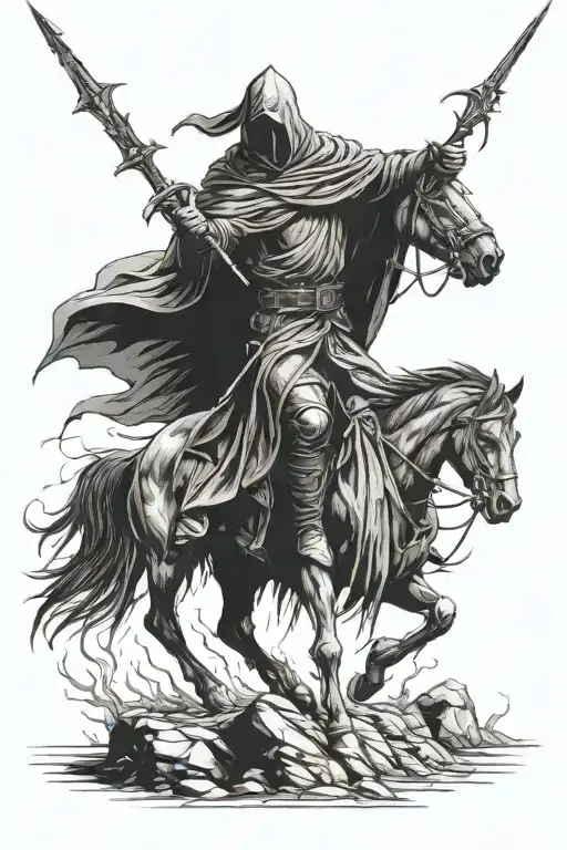 Nazgul tattoo design idea