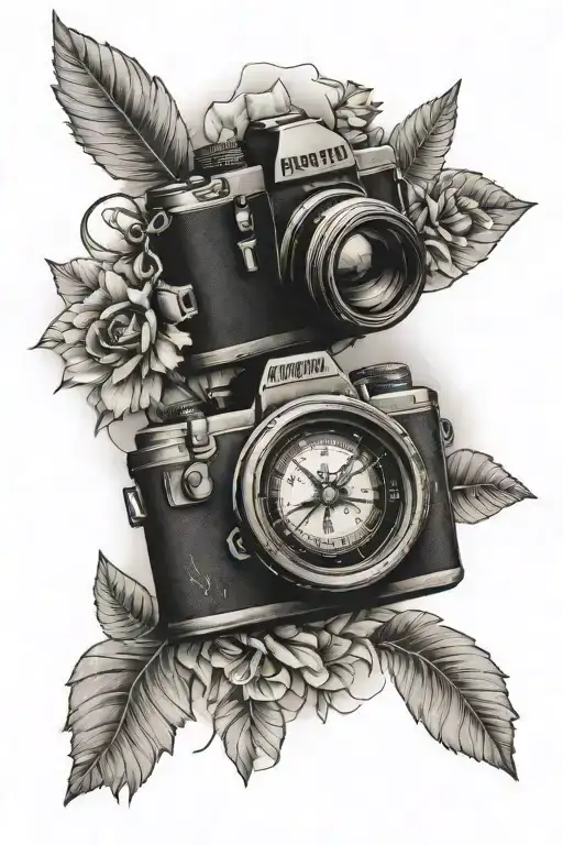 photography and travel tattoo tattoo design idea