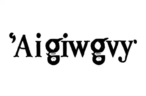 "Aiygiwgwy" tattoo design idea