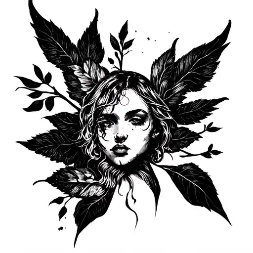 shows guilt and trauma caused by own mistake which led to loose loved ones  tattoo design idea
