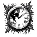 Right Person Wrong Time tattoo design idea