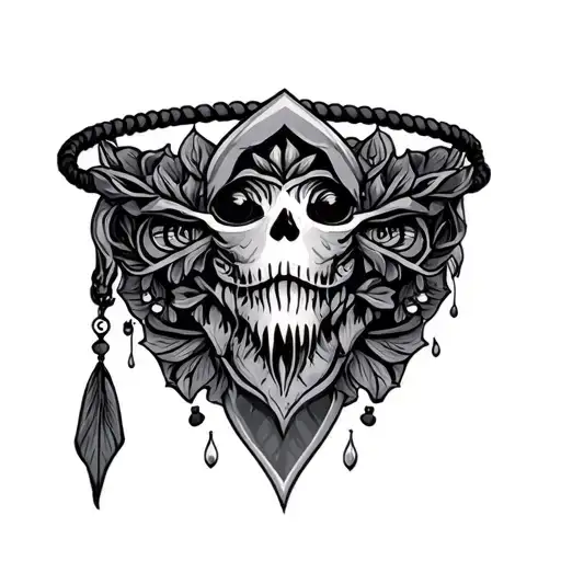 Ankle Bracelet tattoo design idea