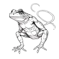 frogman tattoo design idea