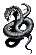 I want a tattoo of Andrew Tate snake but instead of the snake a want a mosasaurus curling my arm to the chest tattoo design idea