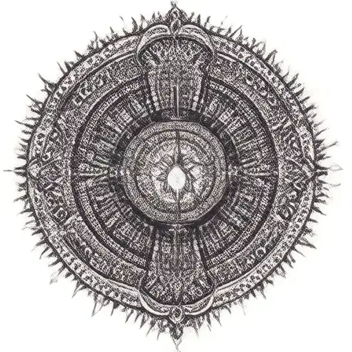 empath protection symbol tattoo design idea