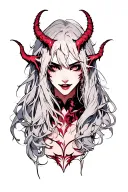 demons tattoo design idea