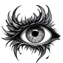 evil eye tattoo tattoo design idea