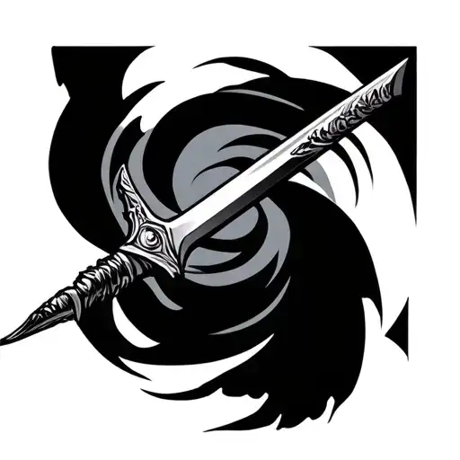 Bleach Sword tattoo design idea