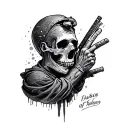 Prison tattoo design idea